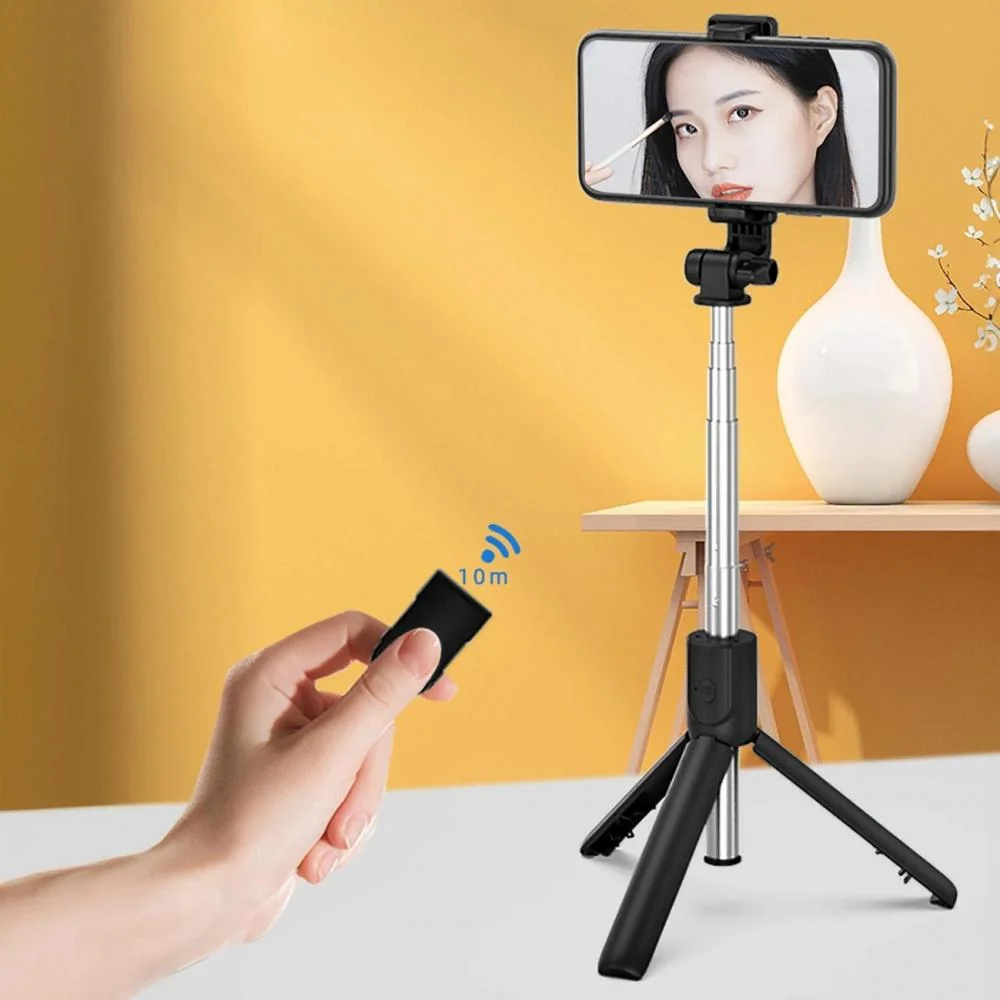 Teleskopický selfie stick s trojnožkou - 70 cm