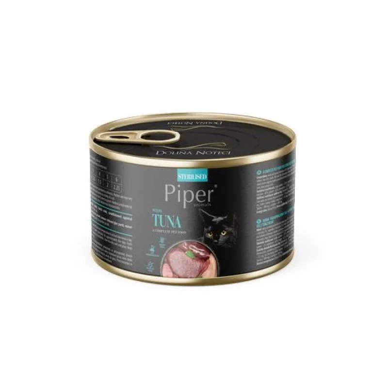 PIPER CAT STERILIZED 185g tuniak konzerva pre sterilizované mačky