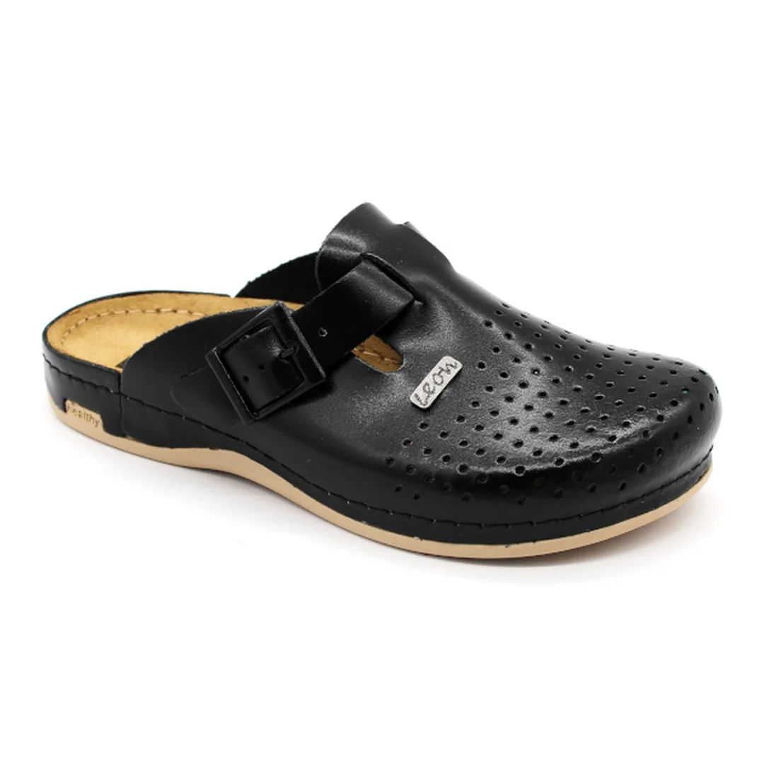 Leon 700 Pánska celokožená zdravotná obuv 41 - 26,5cm, čierna, 2,5 cm 41 - 26,5cm, čierna, 2,5 cm