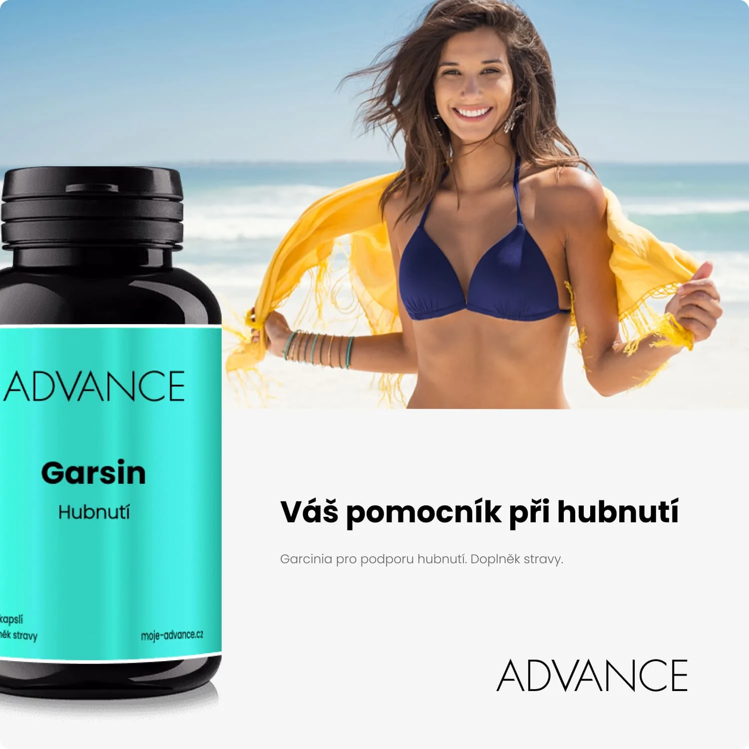 ADVANCE Garsin 60 kapsúl - chudnutie 1×60 cps, výživový doplnok