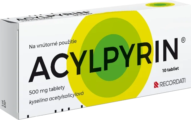 ACYLPYRIN 1x10 tbl, liek 500 mg