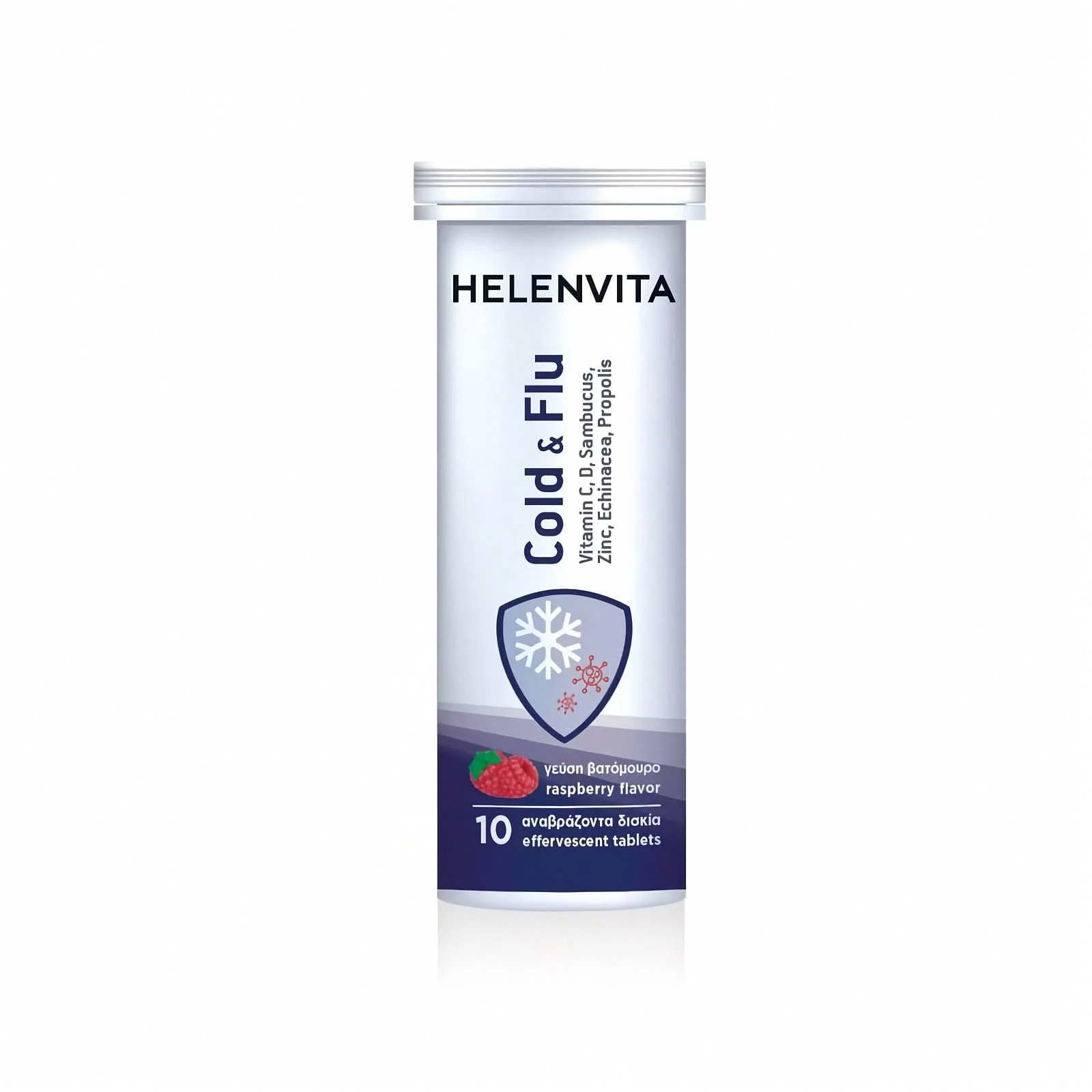 Helenvita Cold & Flu 10 šumivých tabliet s vitamínom C a zinkom