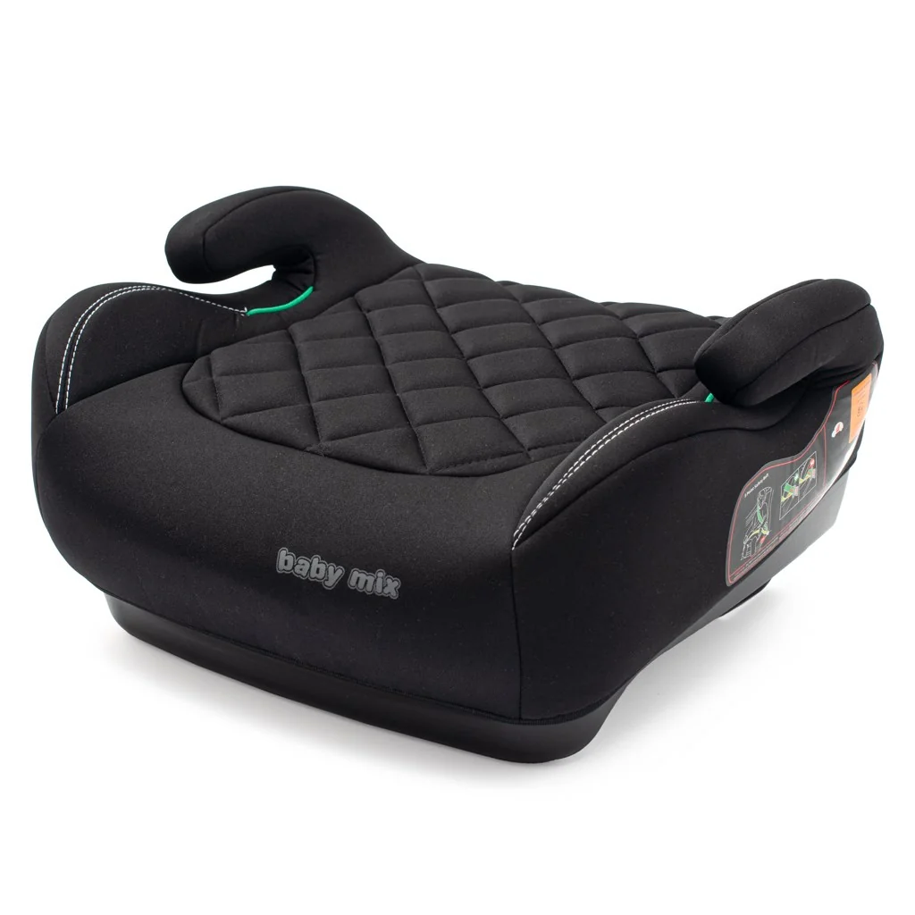 Autosedačka-podsedák BABY MIX HERO I-SIZE black 2025 , 20C56556