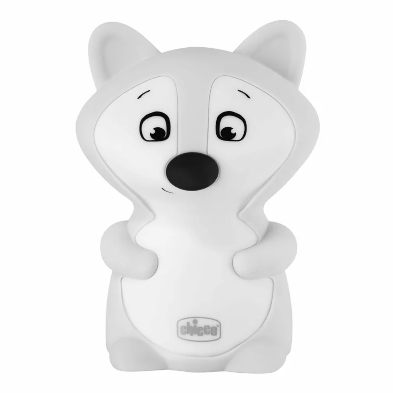 Chicco SOFT LAMP, Nočné svetielko zo silikónu - Líška