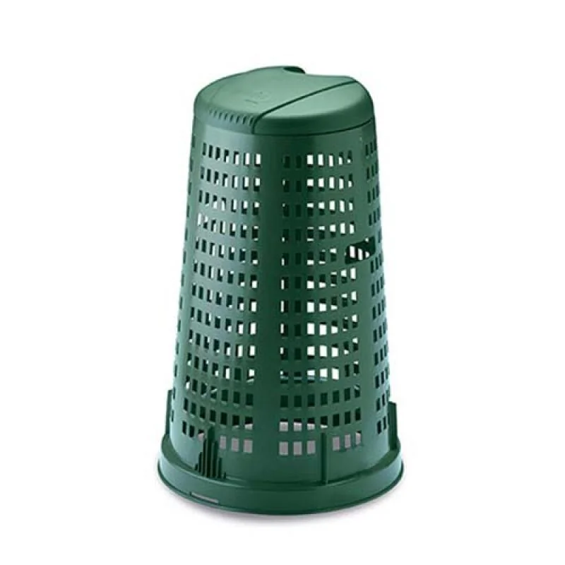 STEFANPLAST Kompostér zelený s krytom š: 58 cm v: 90 cm / objem: 100 l