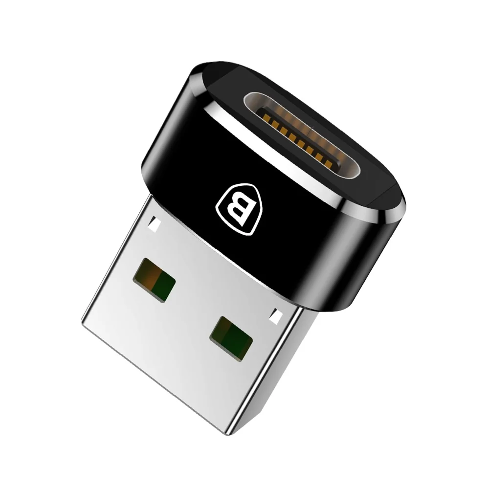 Baseus adaptér USB Type-C / USB, čierny