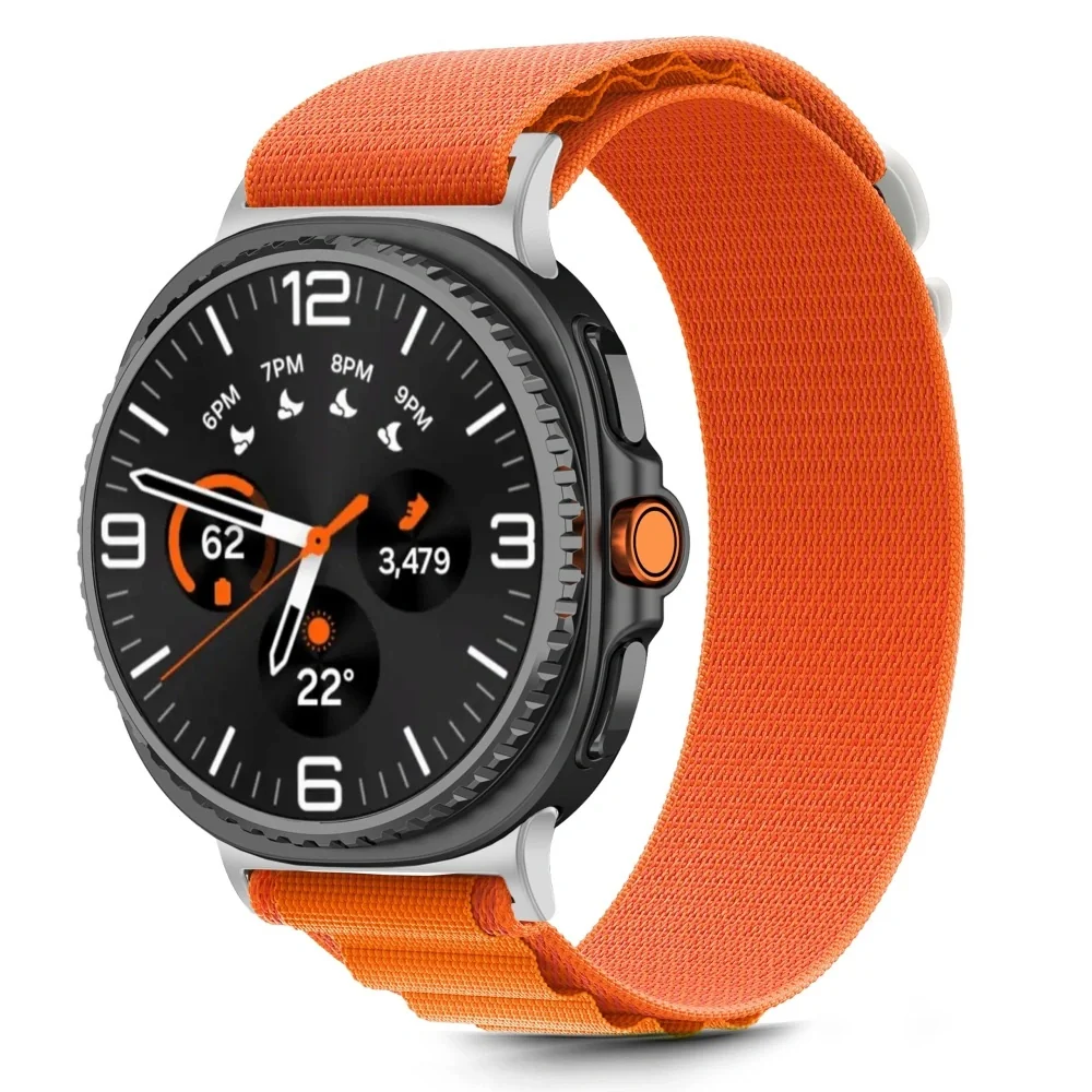 Tech-Protect Nylon Pro remienok na Samsung Galaxy Watch 8 / Classic (40/44/46mm), orange 0/44/46mm), orange