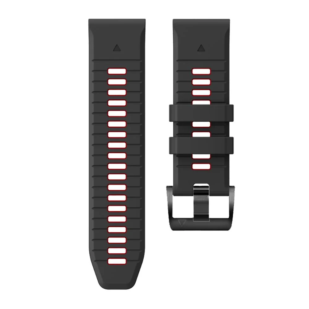 Tech-Protect Iconband remienok na Garmin Fenix 5x / 5x Plus / 6x / 6x Pro / 7x / 8 51mm, black/red Pro / 7x / 8 51mm, black/red