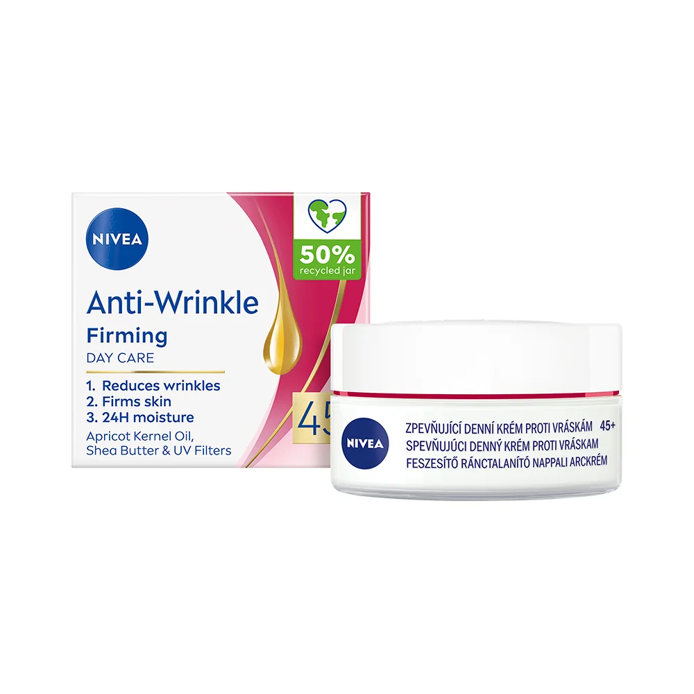 NIVEA 45+ proti vráskam 1×50 ml, spevňujúci denný krém