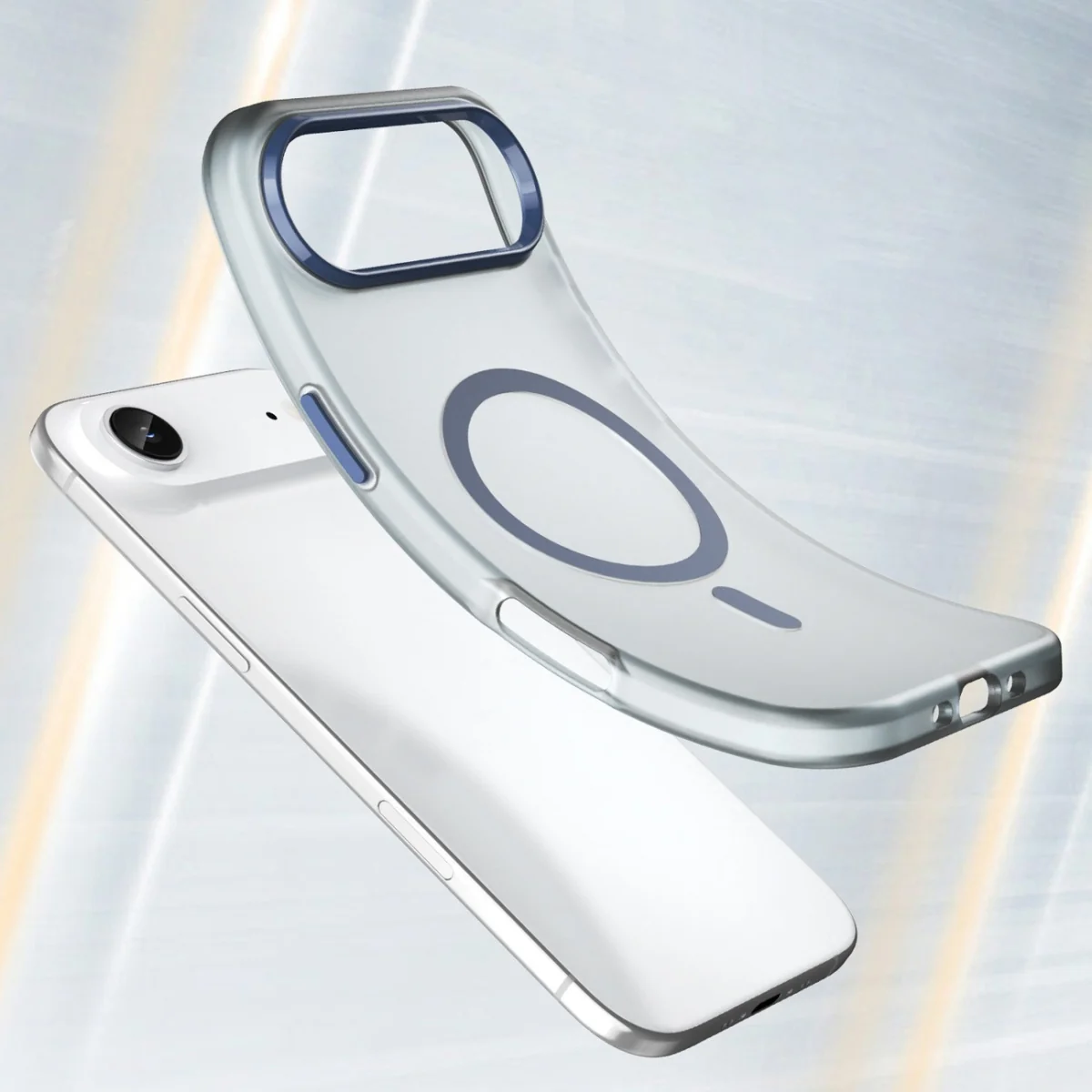 MG Magnetic Abrasive MagSafe kryt na iPhone 17 Air, modré