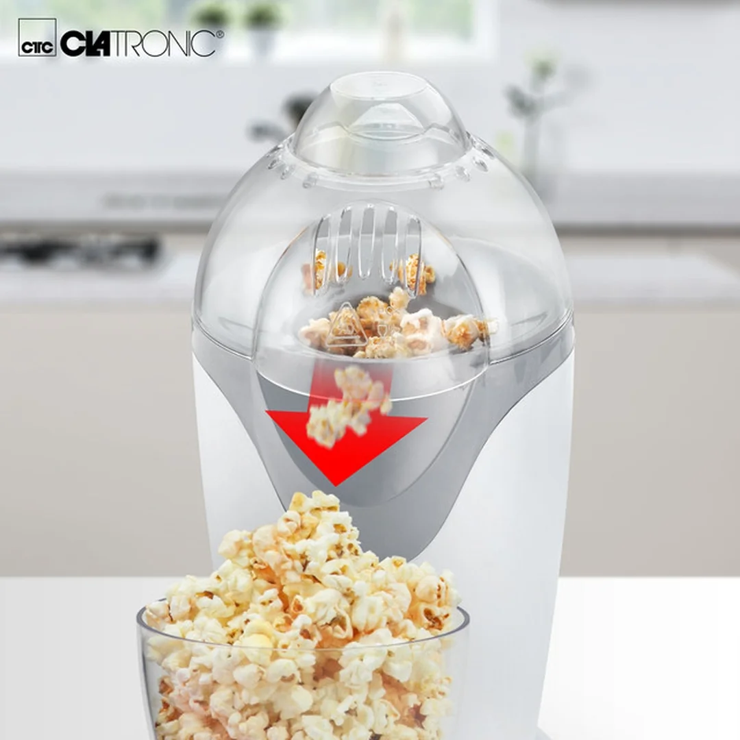 Clatronic PM 3635 popcornovač 1200 W, príprava horúcim vzduchom
