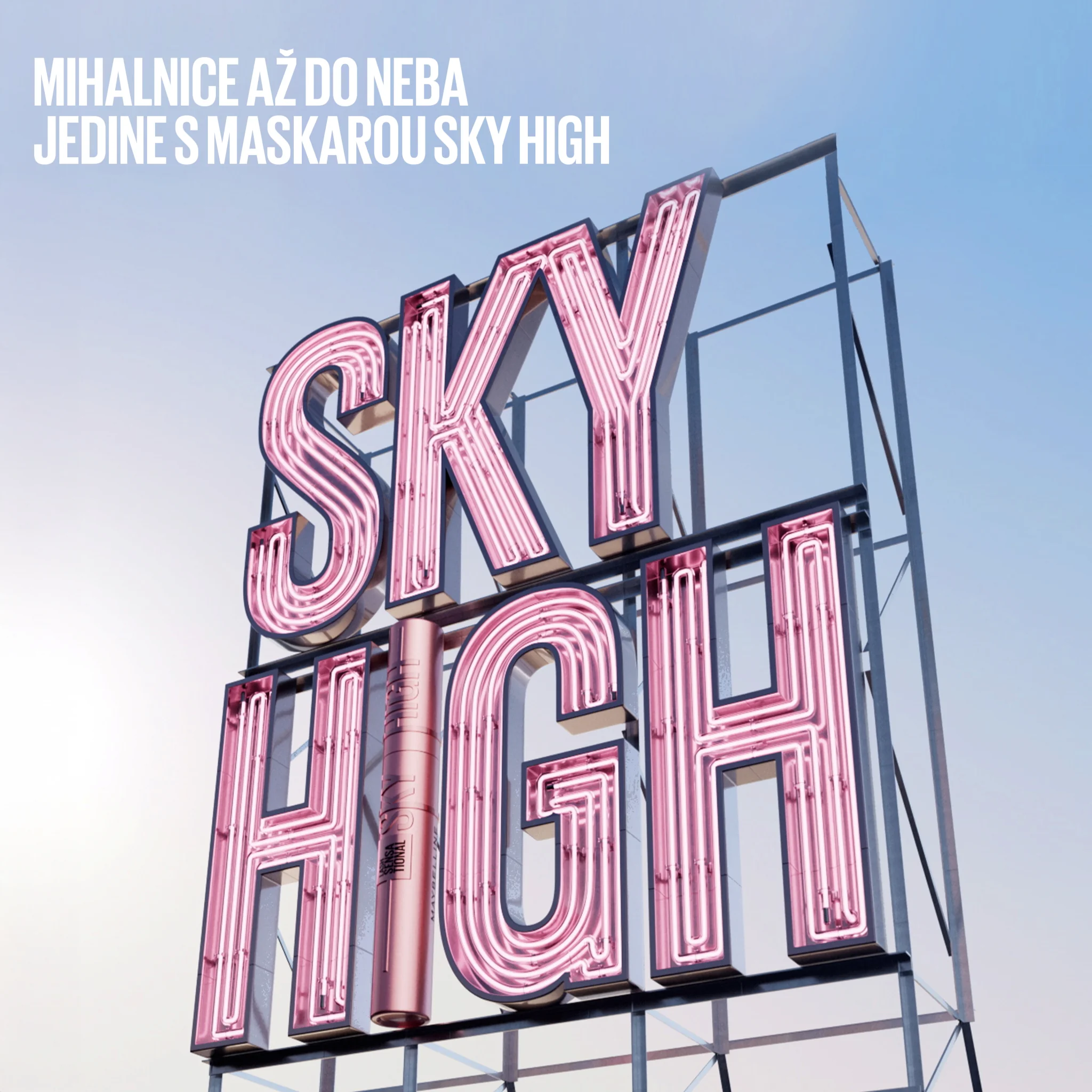 Maybelline New York Lash Sensational Sky High riasenka Space Diamond 1×7,2 ml, maskara