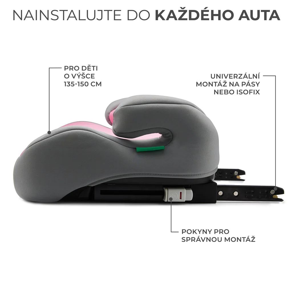KINDERKRAFT Podsedák i-Boost Pink 1×1 ks, podsedák