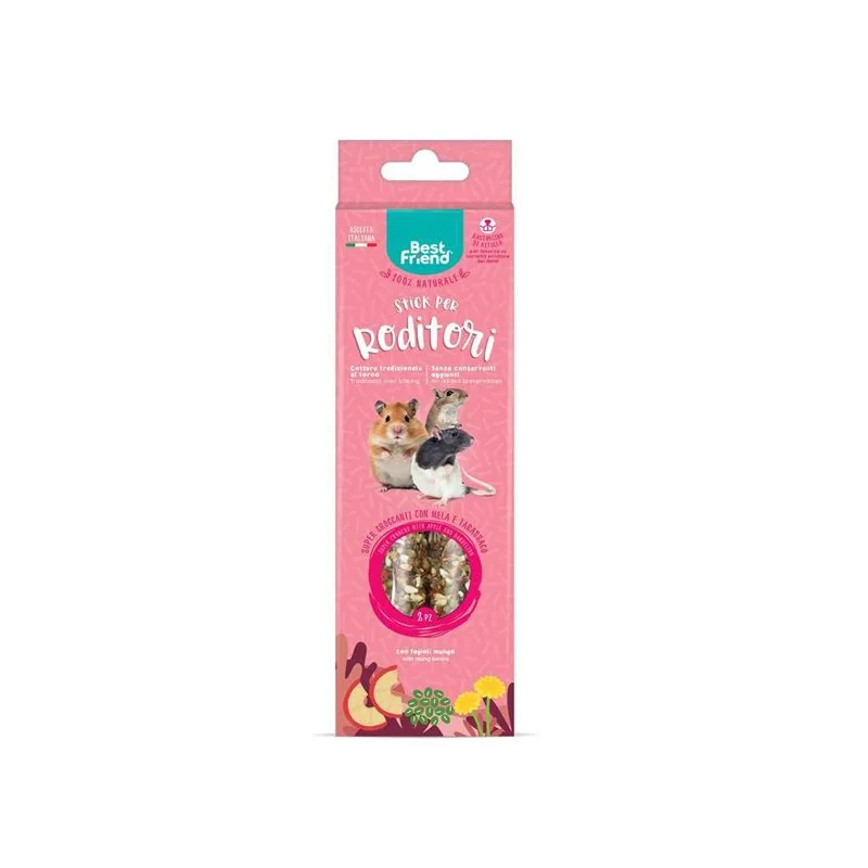 Prírodné tyčinky pre malé hlodavce 115 g, jablko a púpava