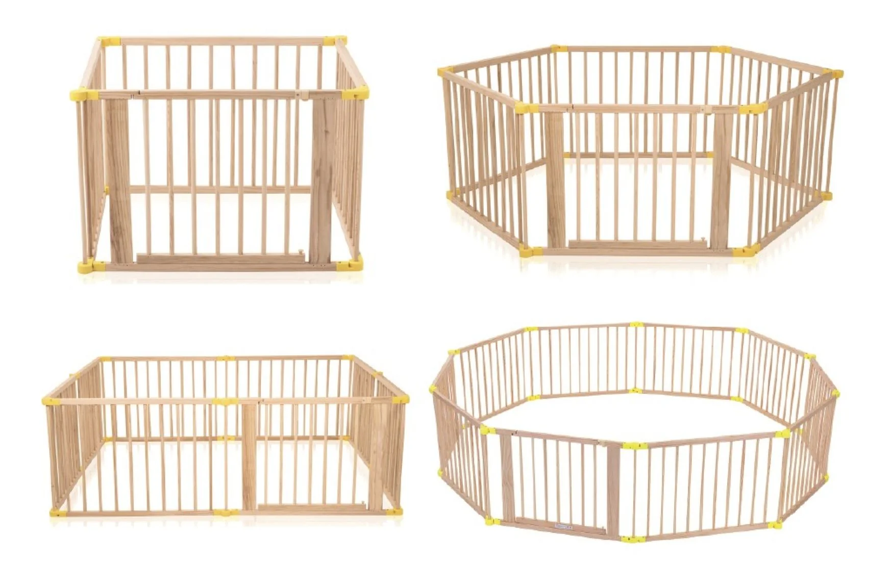 2Kids Toys Detská drevená ohrádka XXL