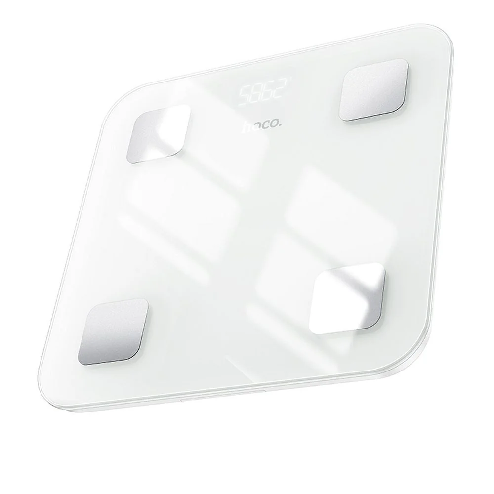 Inteligentná osobná váha s Bluetooth, biela