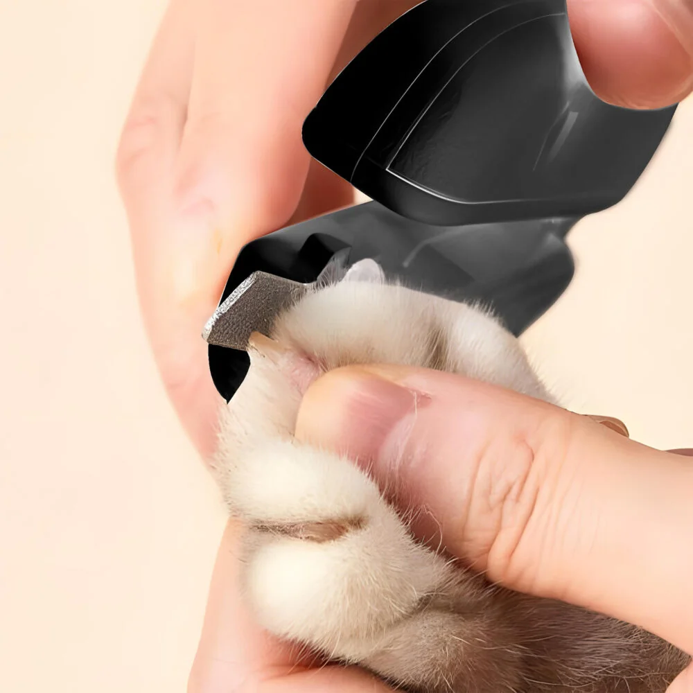 MG Pet Clipper elektrický zastrihávač pazúrov pre mačky a psy, čierny