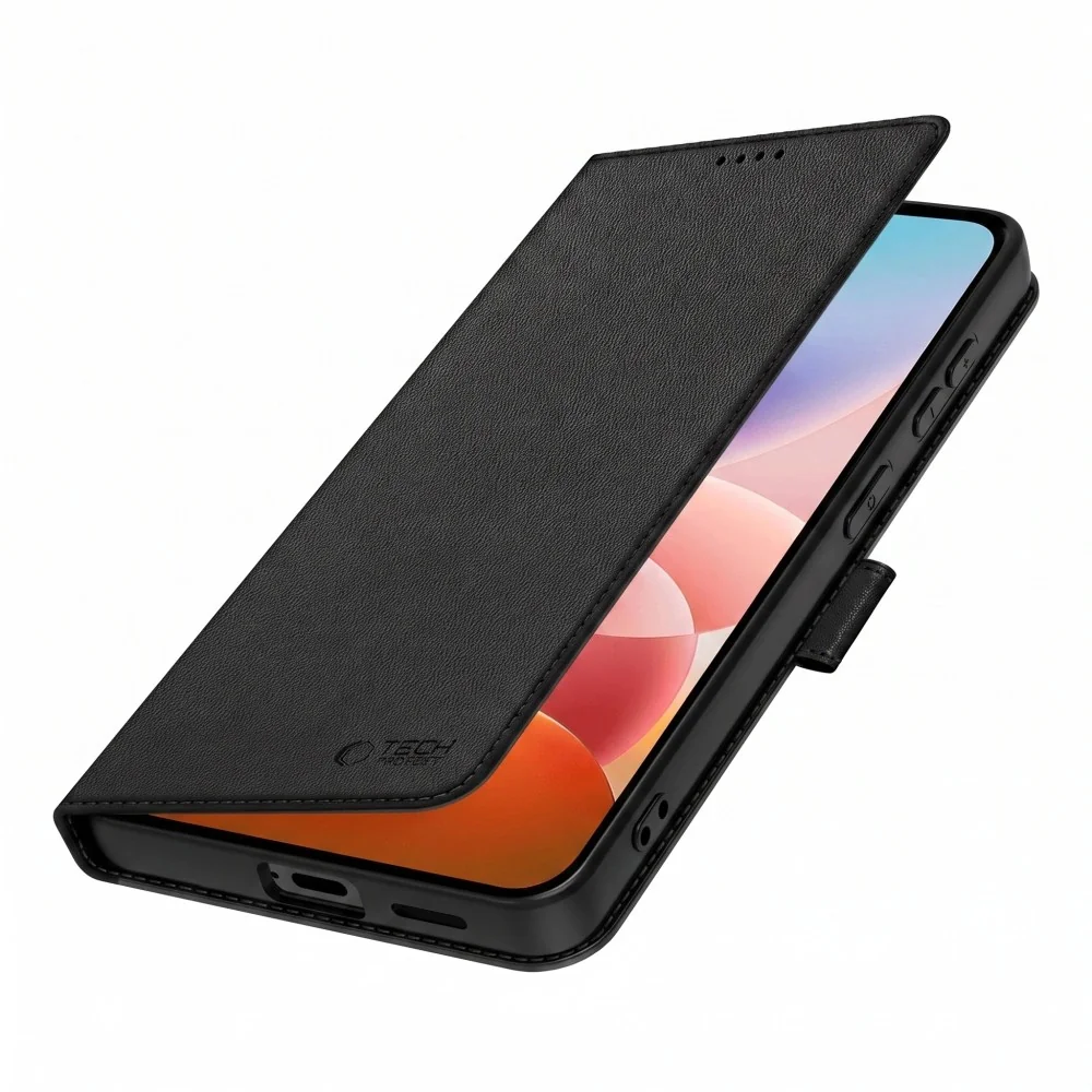 Tech-Protect Wallet knižkové puzdro na Xiaomi Redmi 17 4G / 5G, čierne