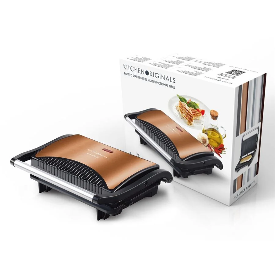 Sendvičovač a gril 2v1 TKG SWP 1050CO