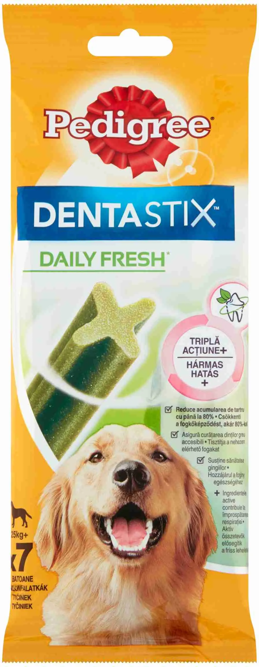 PEDIGREE pochúťka DentaStix Fresh Large 7pack 1×7 ks, pochúťka pre psy