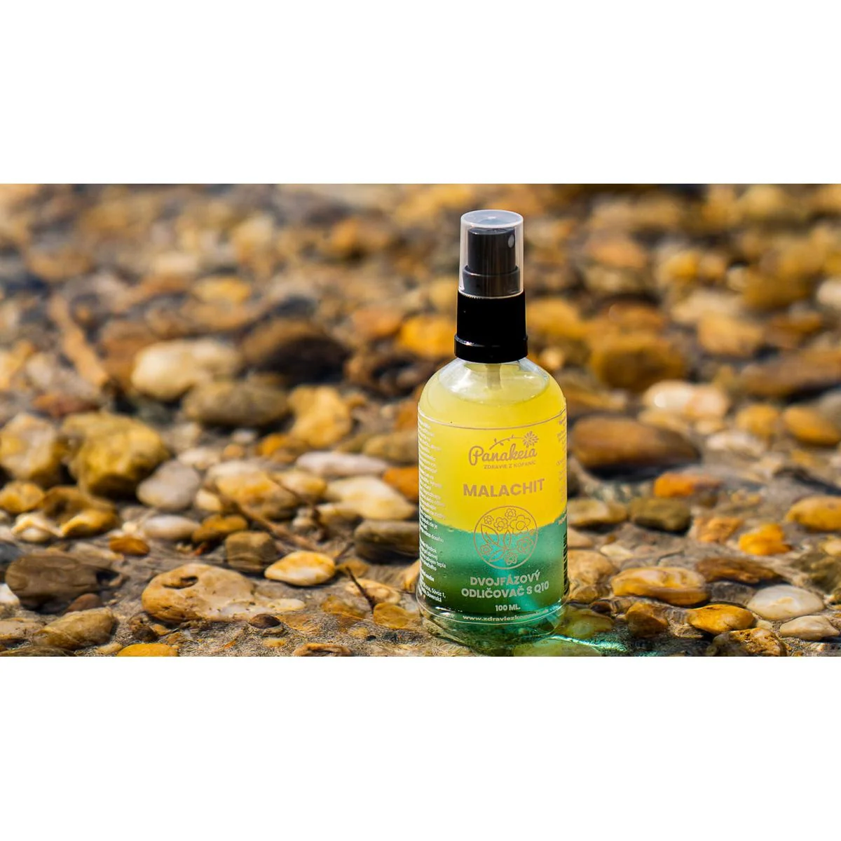 Odličovač dvojfázový MALACHIT s Q10 a malachitom 100ml