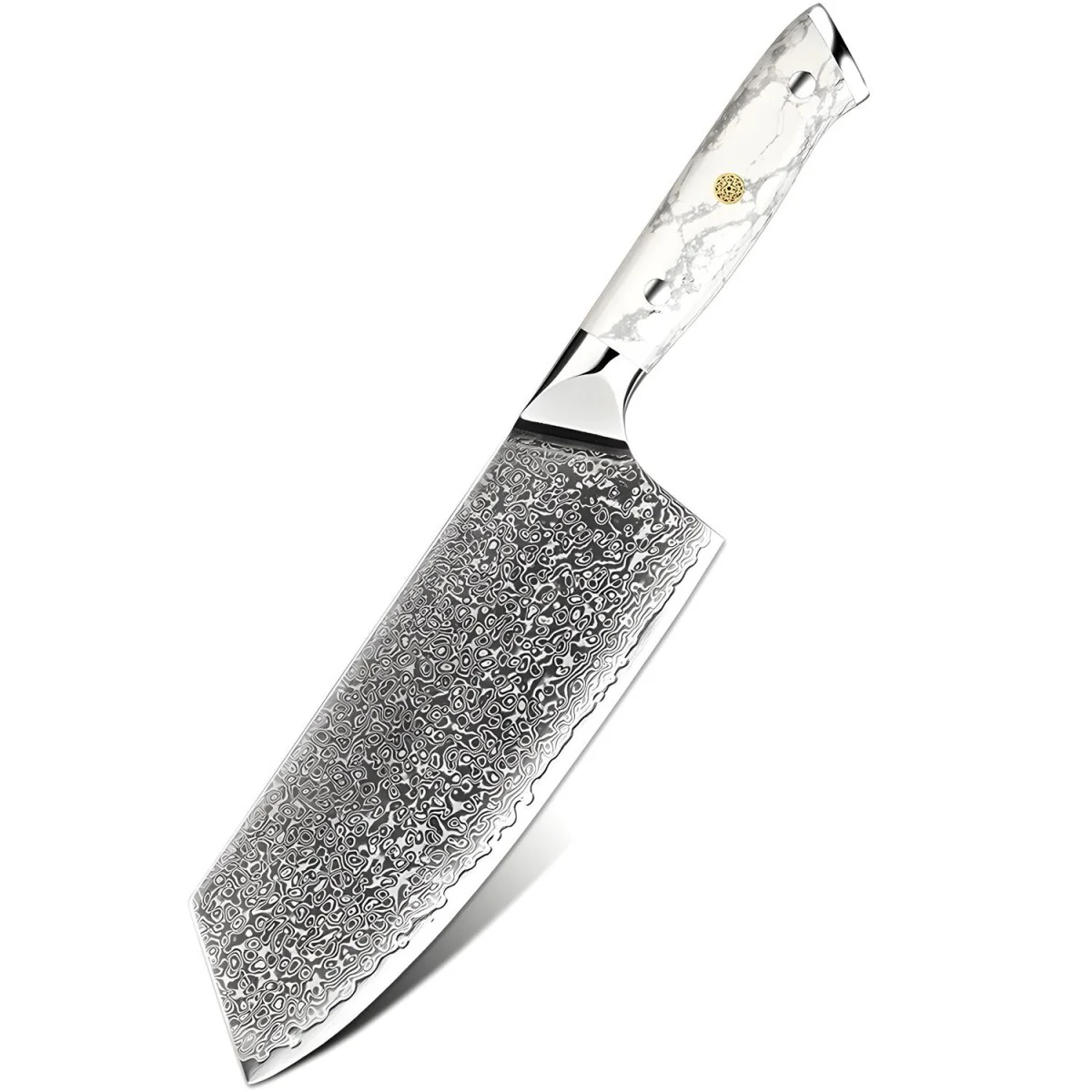 Damaškový kuchynský nôž Yuzuki-Cleaver 33 cm, 325 g