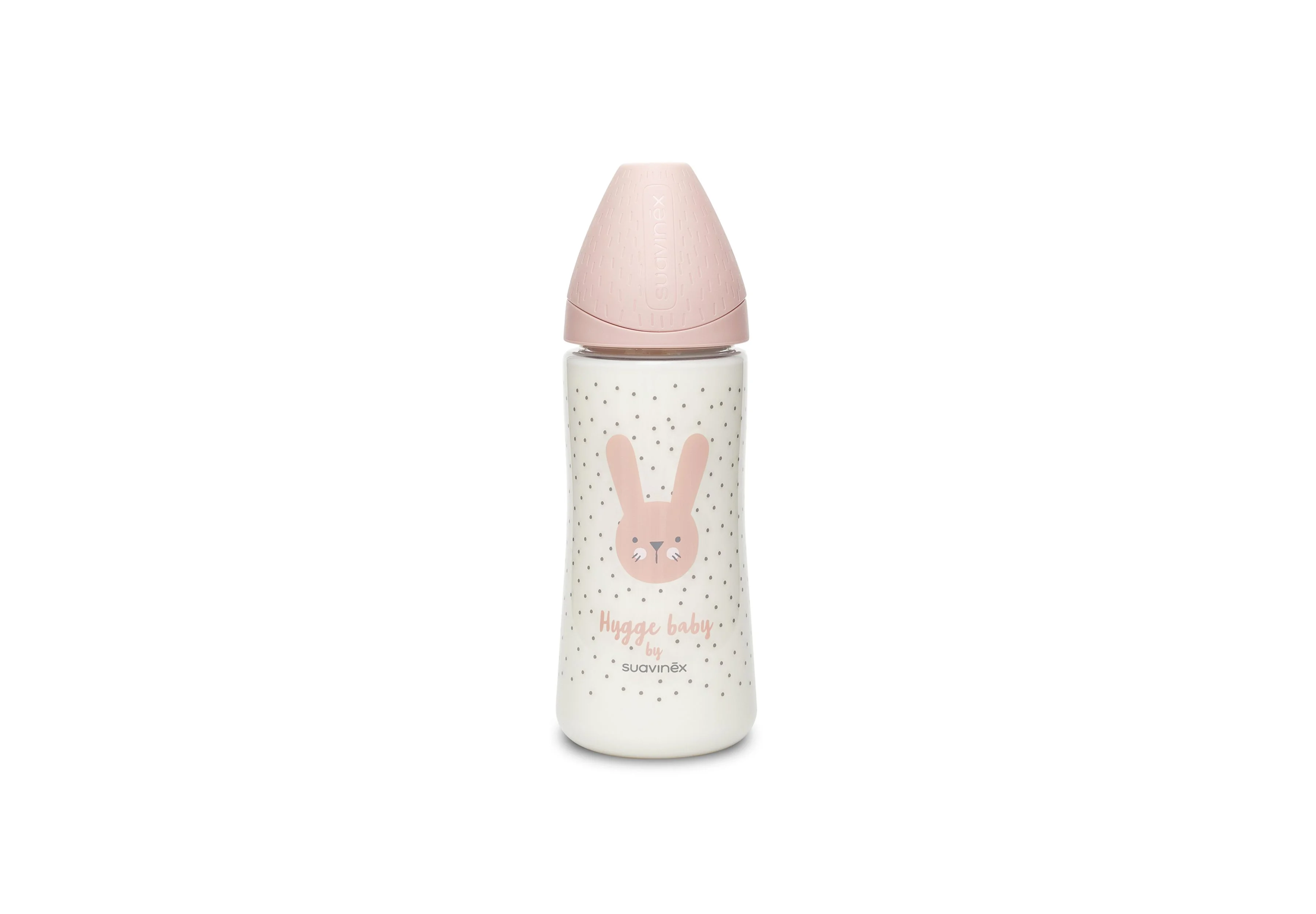 Suavinex Prem Flasa 360ml L Hygge Kralik Ruzov 1×1 ks, fľaša