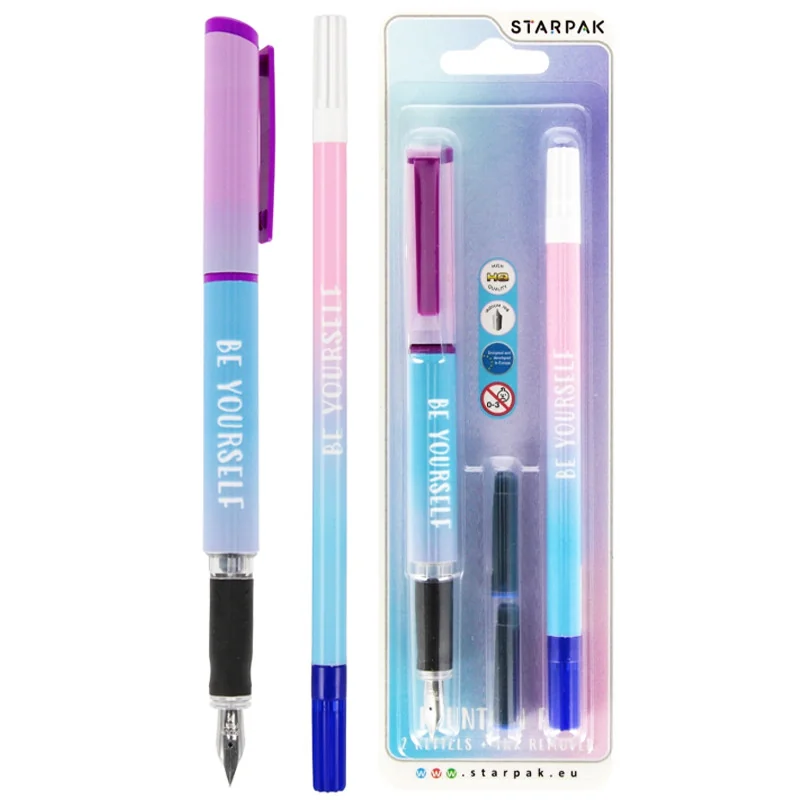 Atramentové prero a zmizík Be yourself , 6EU536384