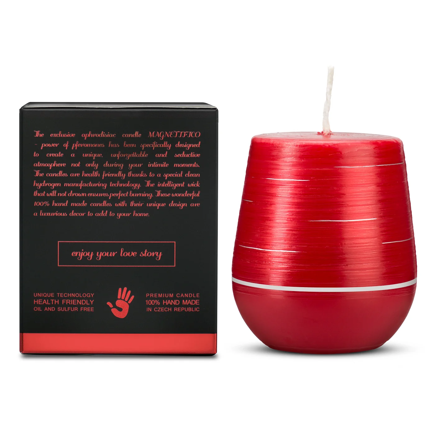 Afrodiziakálna vonná sviečka Fragaria (200 g)