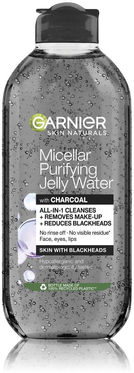 Garnier Pure Active micelárna voda s gélovou textúrou s aktívnym uhlím 1×400 ml, micelárna voda
