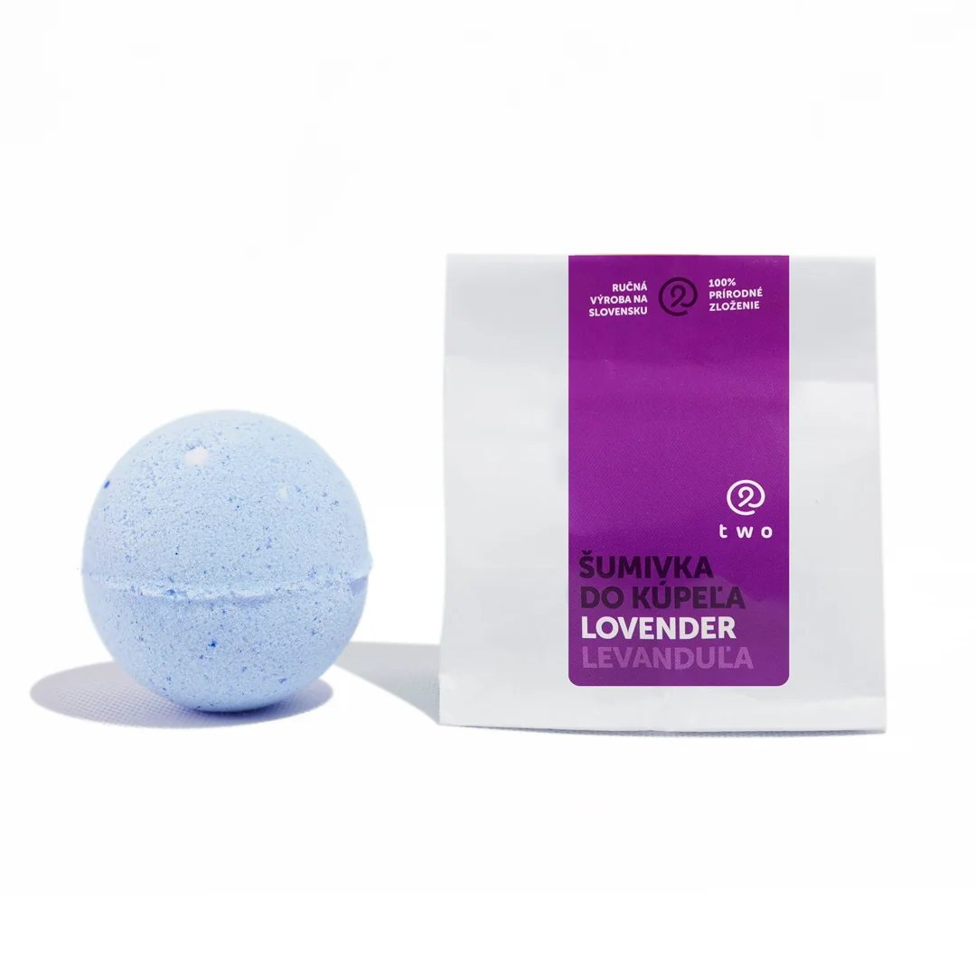 Two cosmetics Bomba do kúpeľa LOVENDER 1×120 g, bomba do kúpeľa
