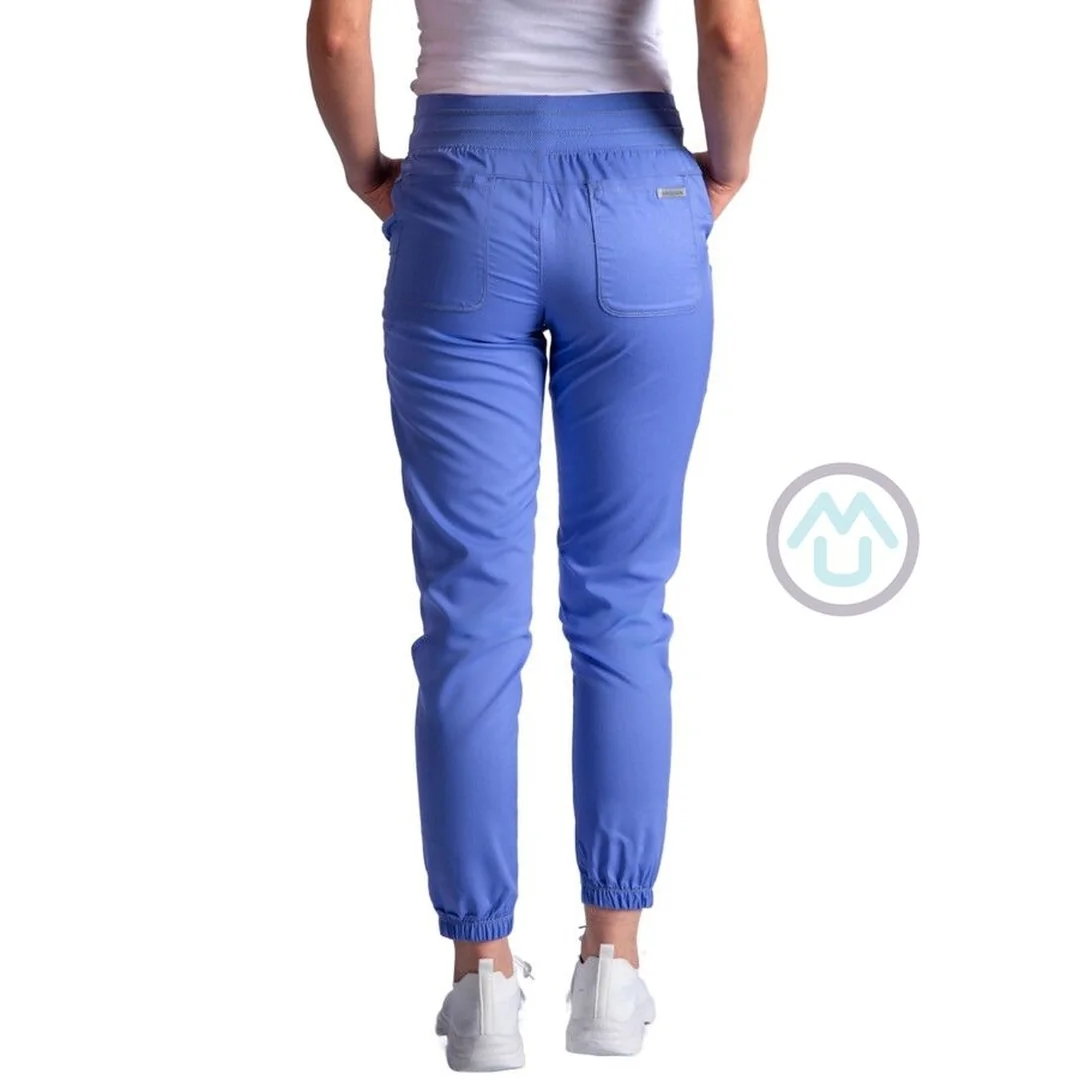 Zdravotnícke dámske jogger nohavice Cherokee Revolution ACTIVE STYLING - svetlo modré M