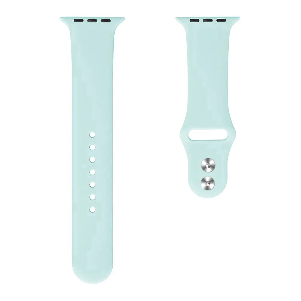 BStrap Soft Silicone remienok na Apple Watch 42/44/45mm Gemstone Green