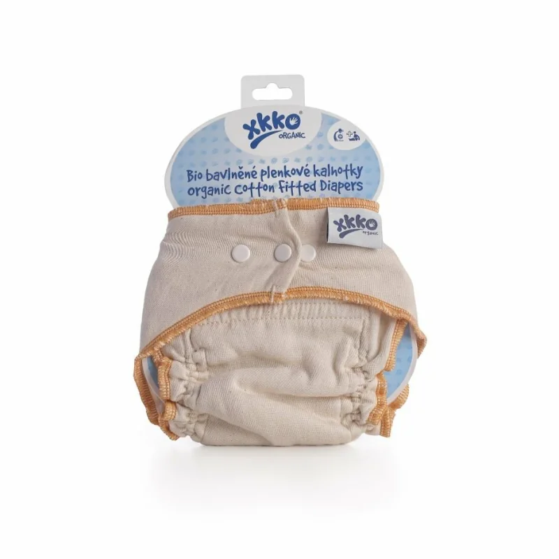 XKKO Organic - Natural Plienkové nohavičky, veľkosť S ORGFITDIAS