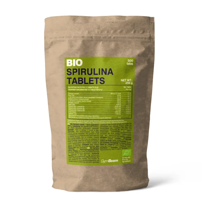GymBeam Spirulina - bez príchute 500 tbl