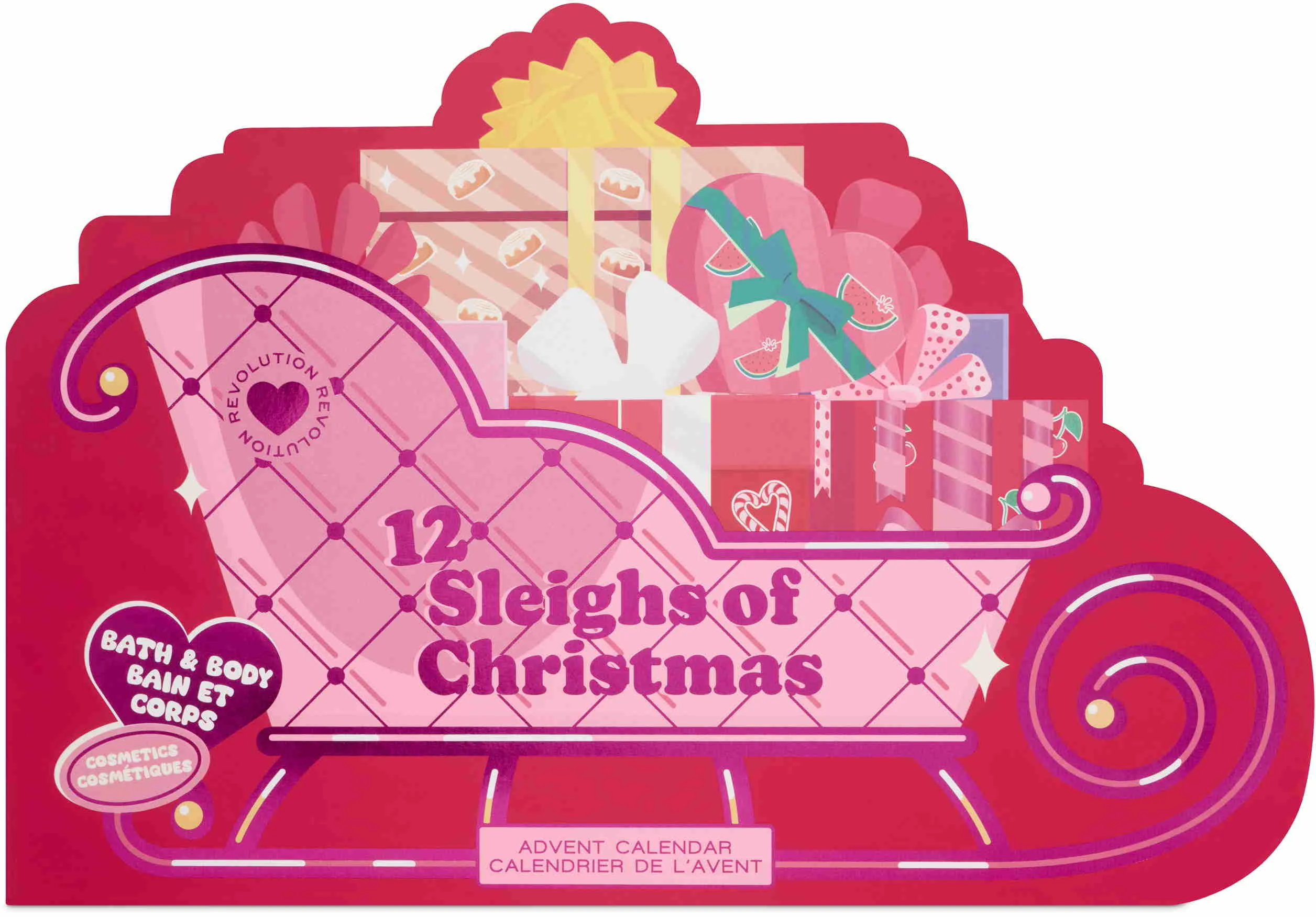 I Heart Revolution 12 sleighs of christmas advent calendar ​ 1 set