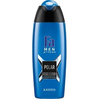 Fa sprchový gél Men Xtreme polar 1×400 ml, 3v1 umýva vlasy, telo a tvár