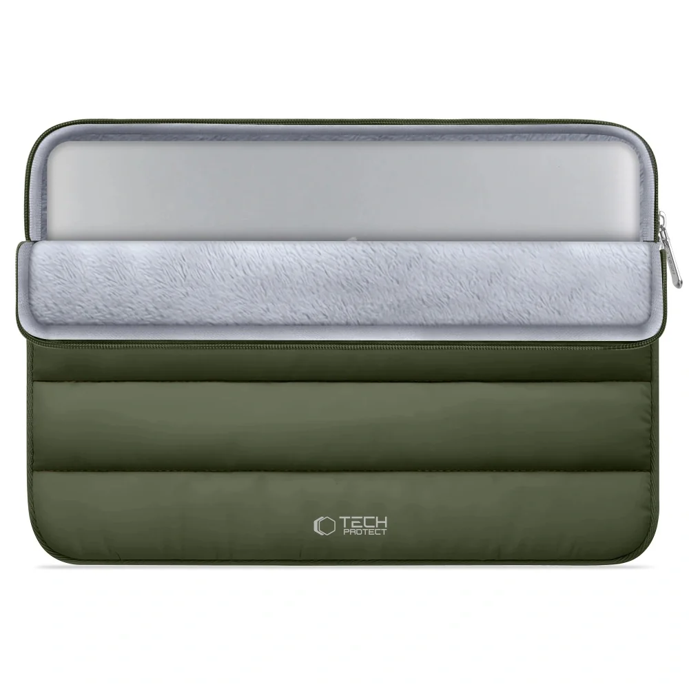 Tech-Protect Fluffy obal na notebook 15-16'', zelený