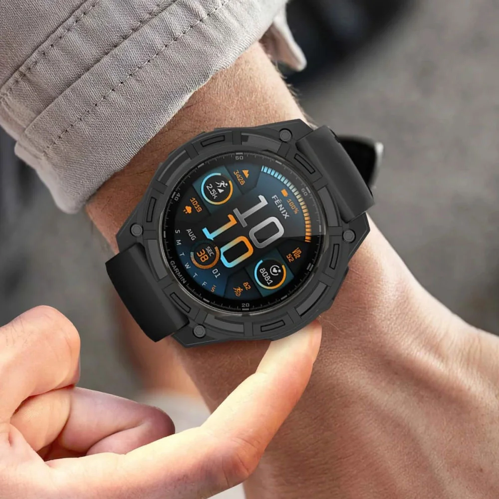 Tech-Protect Defense Air puzdro na Garmin Fenix 7 / 7 Pro, black