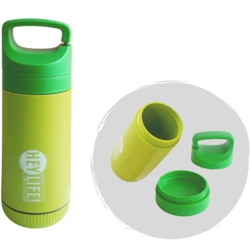 Livefy obedový box + fľaša Fresh, zelený