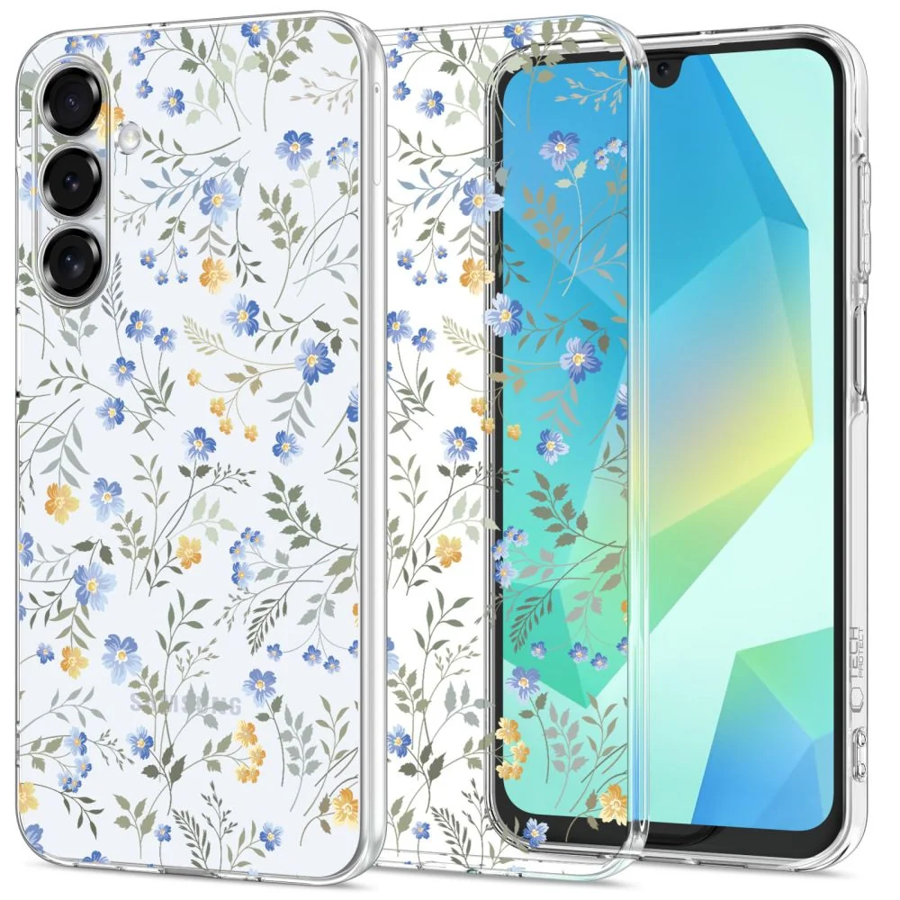 Tech-Protect Flexair kryt na Samsung Galaxy A16 4G / 5G, spring flowers s
