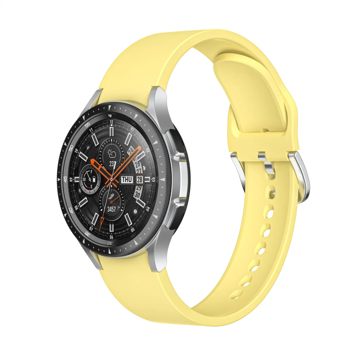 Bstrap Silicone remienok na Samsung Galaxy Watch 4 / 5 / 5 Pro / 6 yellow