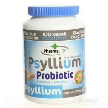 PharmaLINE Psyllium Probiotic 1×100 cps, probiotiká