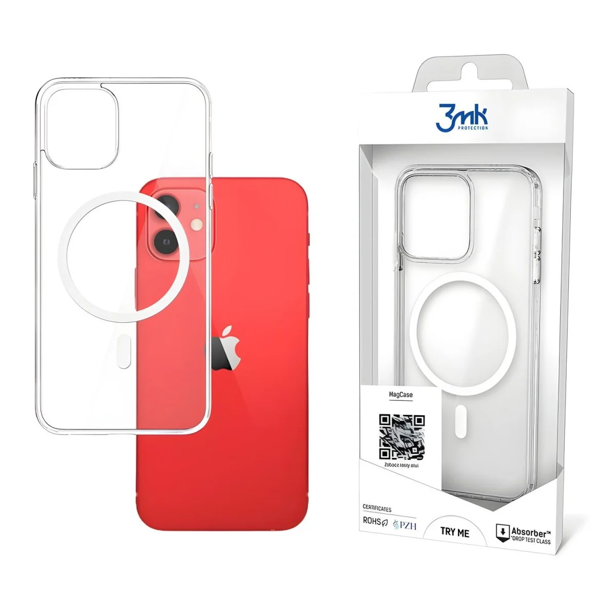 Puzdro pre Apple iPhone 12 Mini - Transparentná 1ks. Mag Case