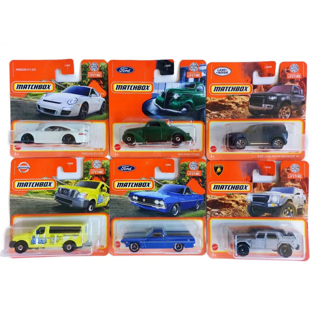 2x Auto Matchbox mix modelov-MATTEL