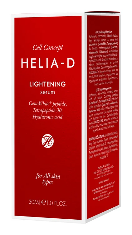 HELIA-D CELL CONCEPT 65+ zosvetľujúce sérum 1×30 ml, zosvetľujúce sérum 65+