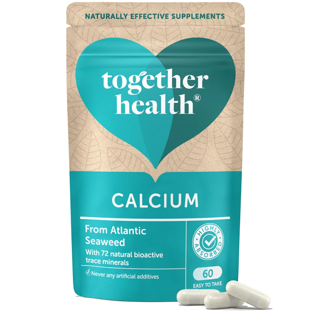 Together Health - Vápnik z morských rias 608 mg, 60 kapsúl