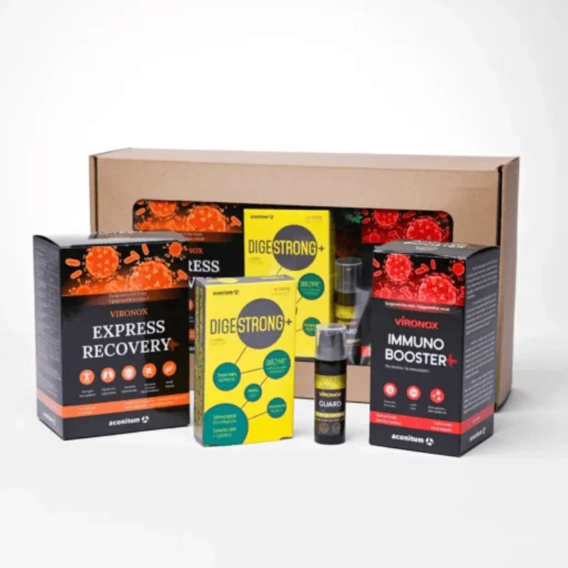 Vianočný balíček S – Digestrong, Guard, Immuno Booster, Express Recovery Digestrong, Guard, Immuno Booster, Express Recovery