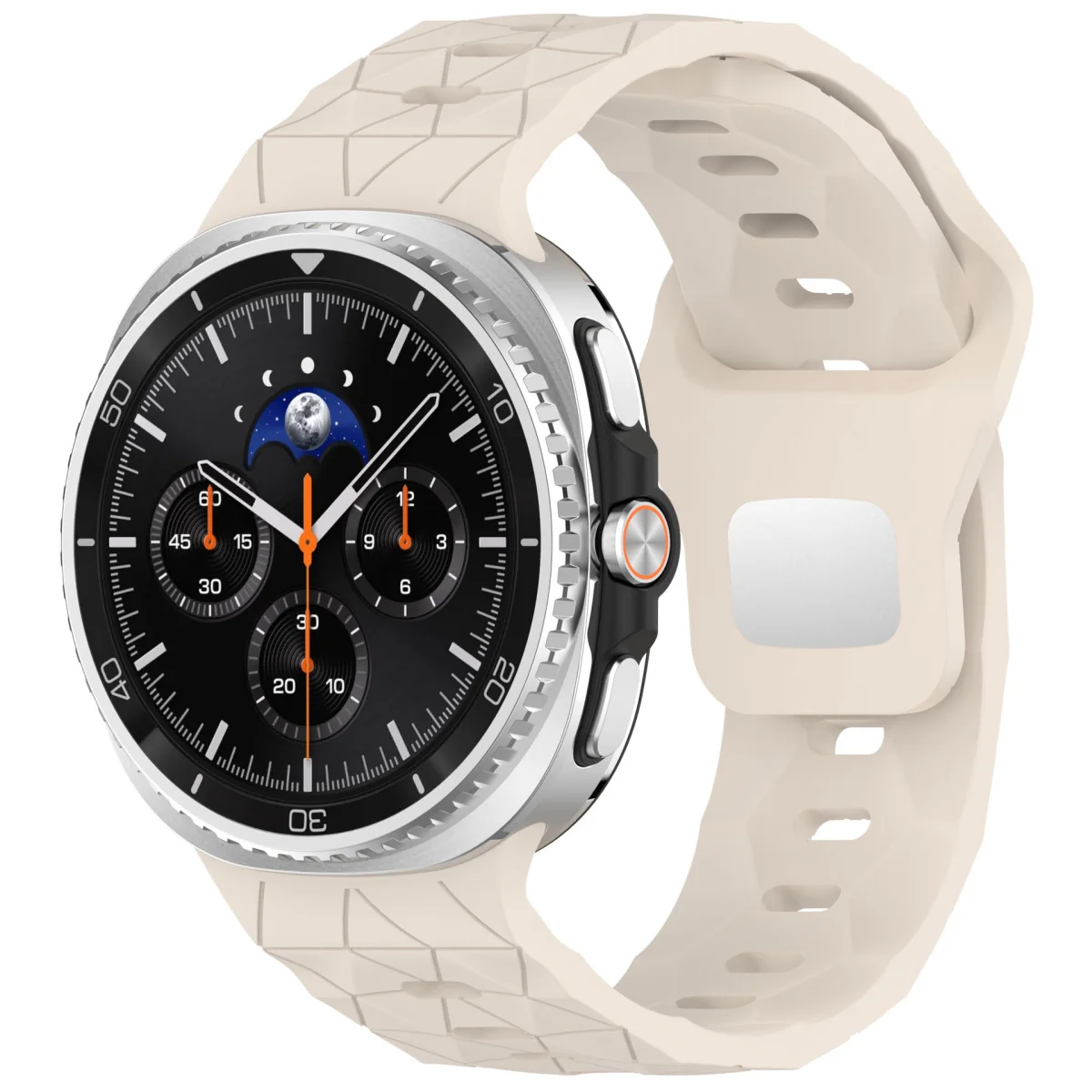 BStrap Silicone Grid remienok na Samsung Galaxy Watch 8, starlight