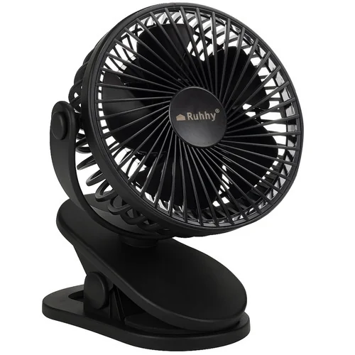 MG Clip bezdrôtový stolný ventilátor, čierny